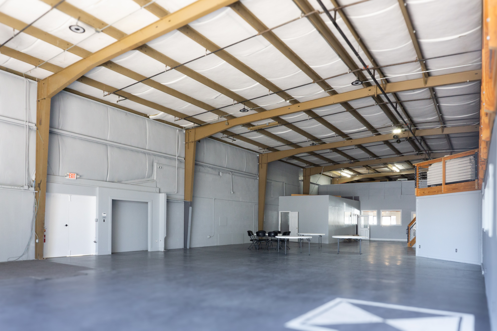 The Event Space — big room, loft, and whole-building rentals
