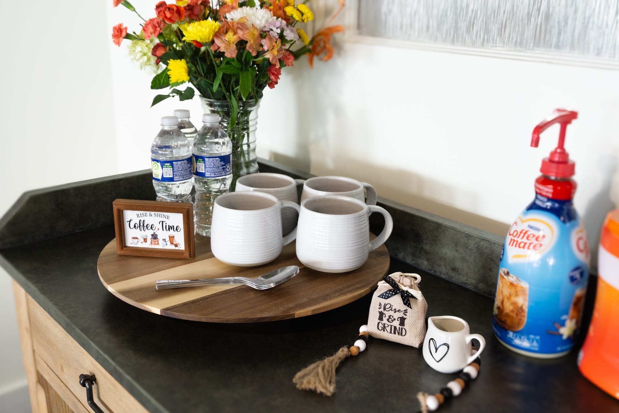 Rise & Shine coffee station — ready for workshops